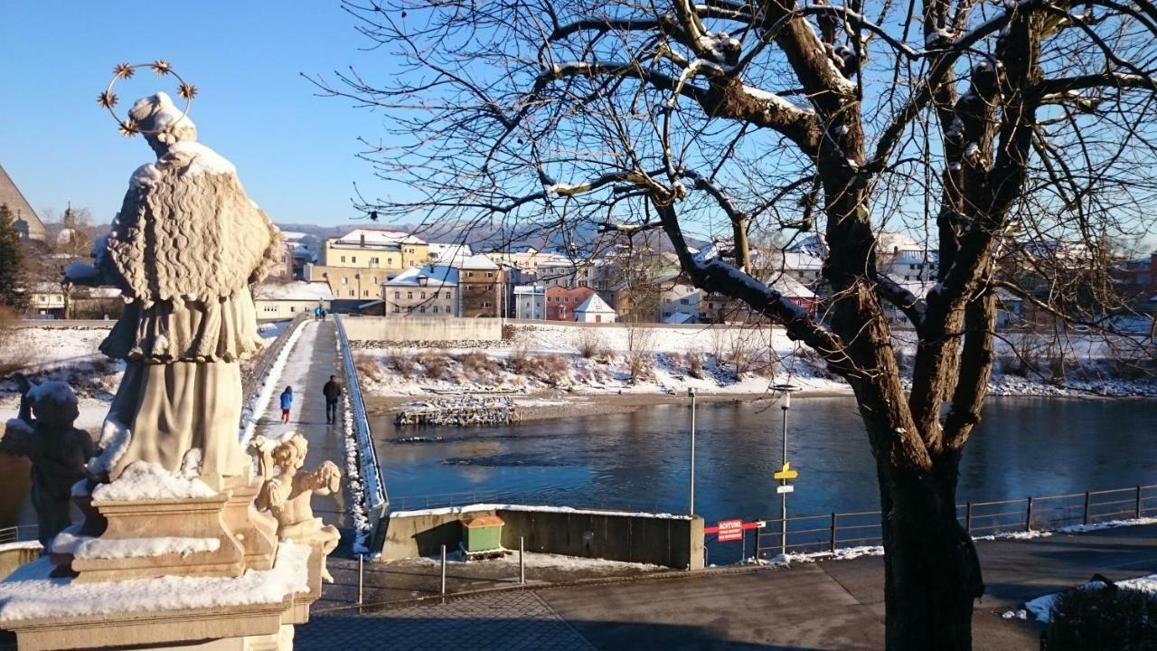 Ferienwohnung An Der Idyllischen Salzachschleife Naehe Salzburg Laufen Exterior foto